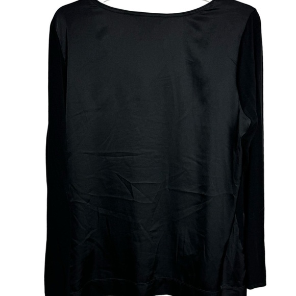 White House Black Market beautiful long sleeve jersey satin long sleeve … - Picture 4 of 5